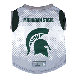 Michigan State Spartans Pet Performance Tee Shirt Medium