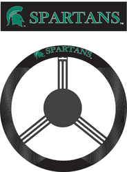 Michigan State Spartans Poly-Suede Steering Wheel Cover