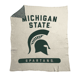 Michigan State Spartans Prime Luxe Dreams Throw
