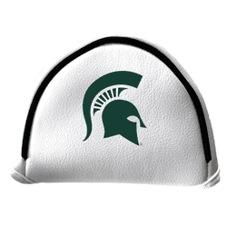 Michigan State Spartans Putter Cover - Mallet (White)