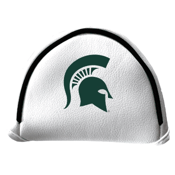 Michigan State Spartans Putter Cover - Mallet (White)