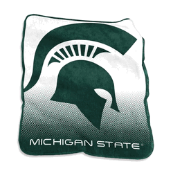 Michigan State Spartans Raschel Throw