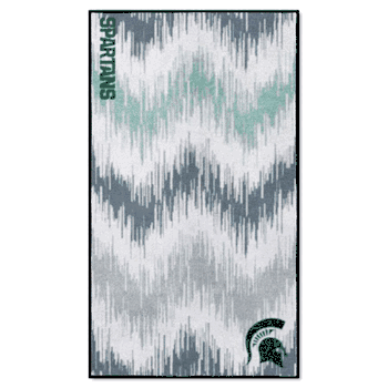 Michigan State Spartans s3ft. x 5ft. Plush Area Rug