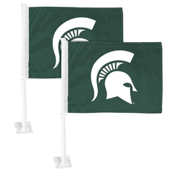 Michigan State Spartans sCar Flag Large 1pc 11" x 14"