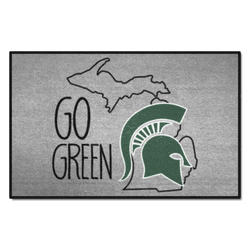 Michigan State Spartans Southern Style Starter Mat Accent Rug - 19in. x 30in.