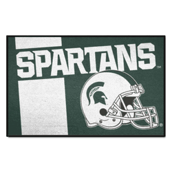 Michigan State Spartans Starter Mat Accent Rug - 19in. x 30in., Uniform Design