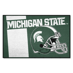 Michigan State Spartans Starter Mat Accent Rug - 19in. x 30in., Unifrom Design