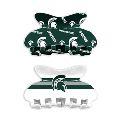 Michigan State Spartans Team Hair Claw Set