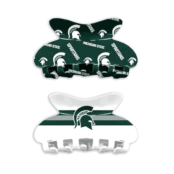 Michigan State Spartans Team Hair Claw Set