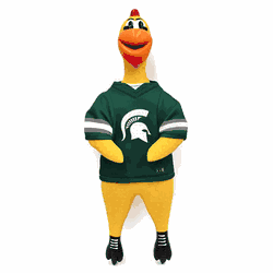 Michigan State Spartans Team Rubber Chicken Toy