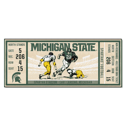 Michigan State Spartans Ticket Runner Rug - 30in. x 72in.