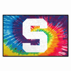 Michigan State Spartans Tie Dye Starter Mat Accent Rug - 19in. x 30in.