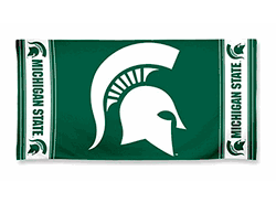 Michigan State Spartans Towel 30x60 Beach Style