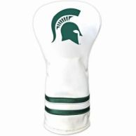 Michigan State Spartans Vintage Driver Headcover (White)