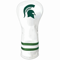 Michigan State Spartans Vintage Fairway Headcover (White)