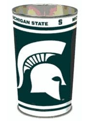 Michigan State Spartans Wastebasket 15 Inch