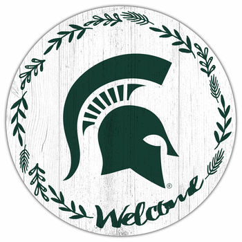 Michigan State Spartans Welcome 12in Circle
