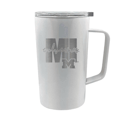 Michigan Wolverines 18oz Hustle Travel Mug