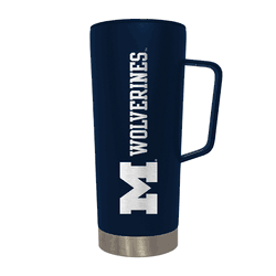 Michigan Wolverines 18oz Roadie Tumbler with Handle