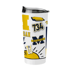 Michigan Wolverines 20oz Native Powder Coat Tumbler