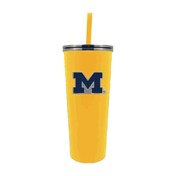Michigan Wolverines 24oz New Skinny Tumbler