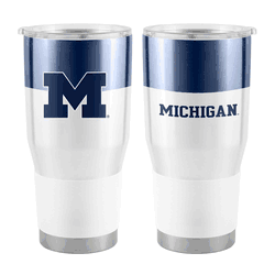 Michigan Wolverines 30oz Colorblock Stainless Tumbler