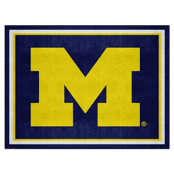 Michigan Wolverines 8ft. x 10 ft. Plush Area Rug