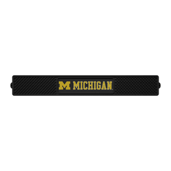 Michigan Wolverines Bar Drink Mat - 3.25in. x 24in.