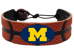 Michigan Wolverines Bracelet Classic Basketball CO