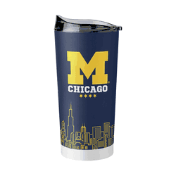 Michigan Wolverines Chicago 20oz Powder Coat Tumbler