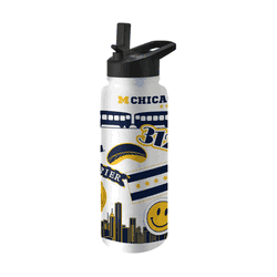 Michigan Wolverines Chicago 34oz Native Quencher Bottle