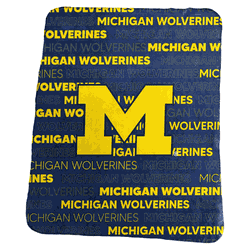 Michigan Wolverines Classic Throw
