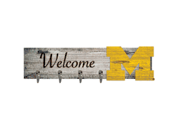 Michigan Wolverines Coat Hanger 6x24
