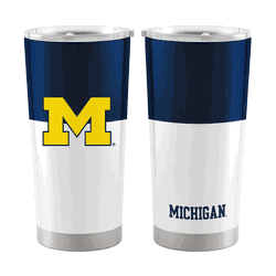 Michigan Wolverines Colorblock 20oz Stainless Tumbler