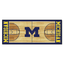 Michigan Wolverines Court Runner Rug - 30in. x 72in.
