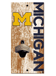 Michigan Wolverines Distressed Bottle Opener