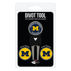 Michigan Wolverines Divot Tool Pack - Signature tool w/ 3 markers