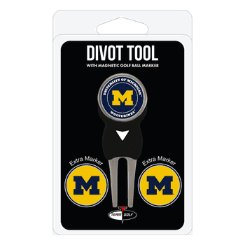 Michigan Wolverines Divot Tool Pack - Signature tool w/ 3 markers