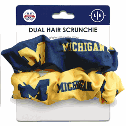 Michigan Wolverines Dual Hair Twist -