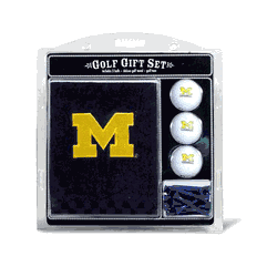 Michigan Wolverines Embroidered Towel Golf Gift Set