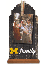 Michigan Wolverines Family Clothespin 6x12