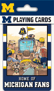 Michigan Wolverines Fan Deck Playing Cards