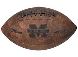 Michigan Wolverines Football - Vintage Throwback - 9 Inches