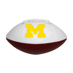 Michigan Wolverines Full Size Debossed Autograph Football