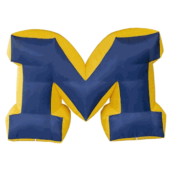 Michigan Wolverines 7 FT Inflatable Mascot