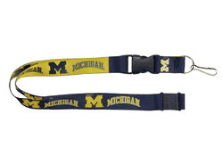 Michigan Wolverines Lanyard Reversible