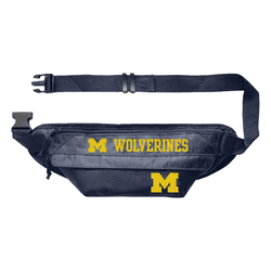 Michigan Wolverines Large Fanny Pack NAVY