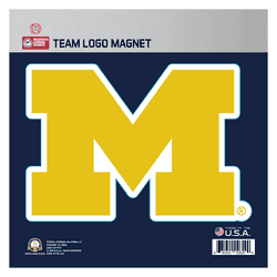 Michigan Wolverines Large Team Logo Magnet 10" (8.7329"x8.3078")