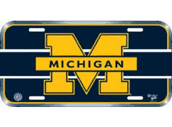 Michigan Wolverines License Plate