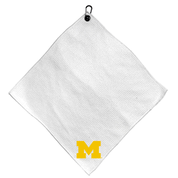Michigan Wolverines Microfiber Small Towel - 15" x 15" (White)